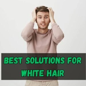 White hair in young age