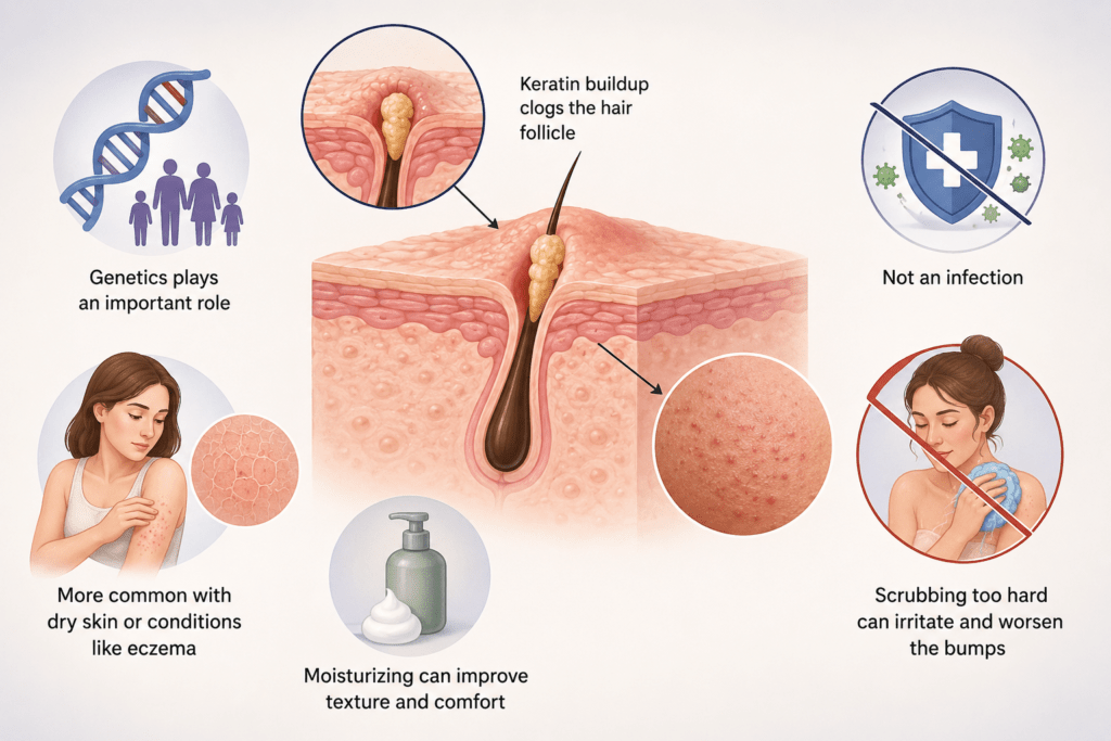 Keratosis pilaris causes
